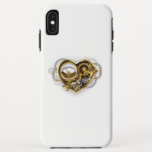 Steampunkherz mit Manometer Case-Mate iPhone Hülle (Rückseite)