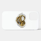 Steampunkherz mit Manometer Case-Mate iPhone Hülle (Rückseite (Horizontal))