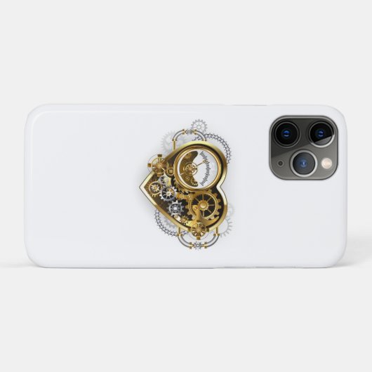Steampunkherz mit Manometer Case-Mate iPhone Hülle (Rückseite (Horizontal))