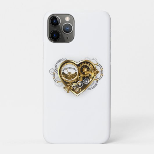 Steampunkherz mit Manometer Case-Mate iPhone Hülle (Rückseite)