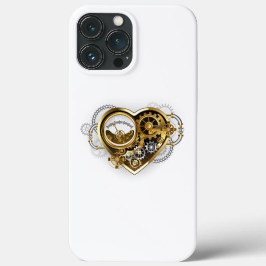 Steampunkherz mit Manometer Case-Mate iPhone Hülle (Rückseite)