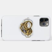 Steampunkherz mit Manometer Case-Mate iPhone Hülle (Rückseite (Horizontal))