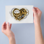 Steampunkherz mit Manometer Flyer (Handgriff)