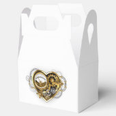 Steampunkherz mit Manometer Geschenkschachtel (Geöffnet)