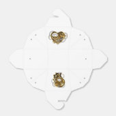 Steampunkherz mit Manometer Geschenkschachtel (Ungefaltet)