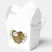 Steampunkherz mit Manometer Geschenkschachtel (Geöffnet)