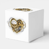 Steampunkherz mit Manometer Geschenkschachtel (Rückseite)