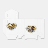 Steampunkherz mit Manometer Geschenkschachtel (Ungefaltet)