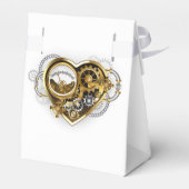 Steampunkherz mit Manometer Geschenkschachtel (Rückseite)