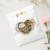 Steampunkherz mit Manometer Geschenktütchen (Versiegelt)