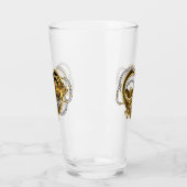 Steampunkherz mit Manometer Glas (Links)