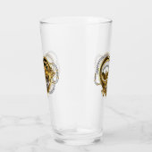 Steampunkherz mit Manometer Glas (Rechts)