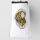 Steampunkherz mit Manometer Golf Headcover (Rotieren 90)
