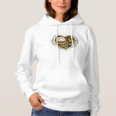Steampunkherz mit Manometer Hoodie (Vorderseite)