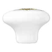 Steampunkherz mit Manometer Keramikknauf (Seitenansicht)