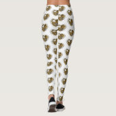 Steampunkherz mit Manometer Leggings (Rückseite)