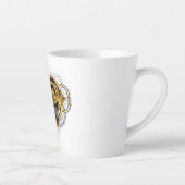 Steampunkherz mit Manometer Milchtasse (Rechts)