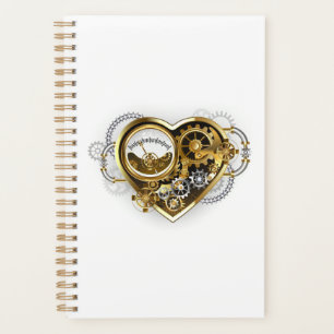 Steampunkherz mit Manometer Planer