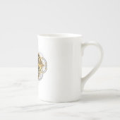 Steampunkherz mit Manometer Porzellantasse (Rechts)