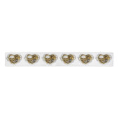 Steampunkherz mit Manometer Ripsband (Vorderseite)