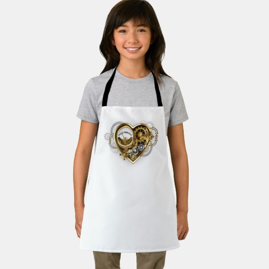 Steampunkherz mit Manometer Schürze (Insitu)