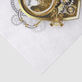 Steampunkherz mit Manometer Seidenpapier (Ausschnitt)