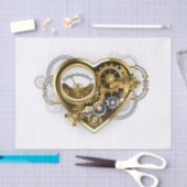 Steampunkherz mit Manometer Seidenpapier (Handwerk)