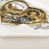 Steampunkherz mit Manometer Sherpadecke (3/4)