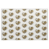 Steampunkherz mit Manometer Stoff (Fat Quarter (45,7 x 55,9 cm))