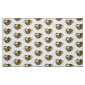 Steampunkherz mit Manometer Stoff (Fat Quarter (45,7 x 55,9 cm))