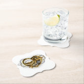 Steampunkherz mit Manometer Untersetzer (Vor Ort)