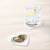 Steampunkherz mit Manometer Untersetzer (Vor Ort)