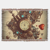 Steampunkherz/Valentinstag Decke (Vorderseite)