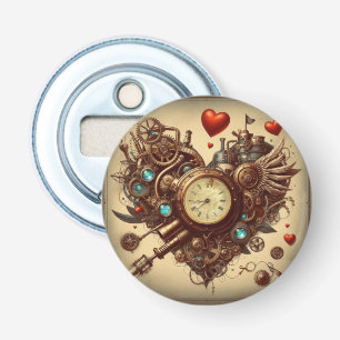Steampunkherz/Valentinstag Flaschenöffner
