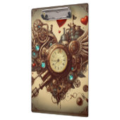 Steampunkherz/Valentinstag Klemmbrett (Links)