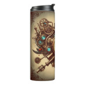 Steampunkherz/Valentinstag Thermosbecher (Nach links gedreht)