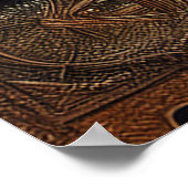 Steampunkhunde auf der Jagd Poster (Ecke)