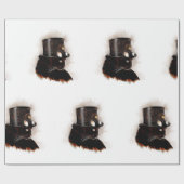 Steampunkkatze Geschenkpapier (Flach)