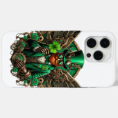 Steampunkklee am St. Patrick's Day Case-Mate iPhone Hülle (Rückseite (Horizontal))