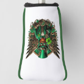 Steampunkklee am St. Patrick's Day Golf Headcover (Rotieren 90)
