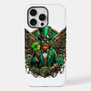 Steampunkklee am St. Patrick's Day iPhone 15 Pro Max Hülle