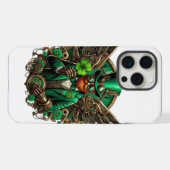 Steampunkklee am St. Patrick's Day iPhone Hülle (Rückseite (Horizontal))