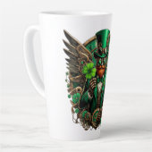 Steampunkklee am St. Patrick's Day Milchtasse (Linke Ecke)