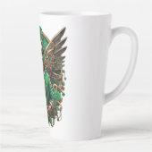 Steampunkklee am St. Patrick's Day Milchtasse (Rechts)