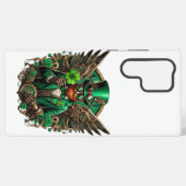 Steampunkklee am St. Patrick's Day Samsung Galaxy Hülle (Rückseite (Horizontal))