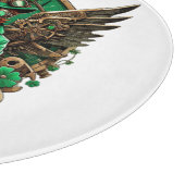 Steampunkklee am St. Patrick's Day Schneidebrett (Ecke)