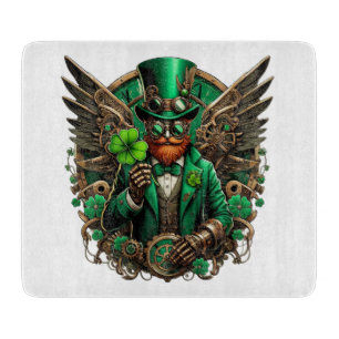 Steampunkklee am St. Patrick's Day Schneidebrett