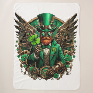 Steampunkklee am St. Patrick's Day Sherpadecke