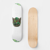 Steampunkklee am St. Patrick's Day Skateboard (Vorderseite)