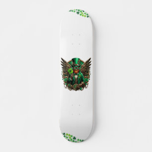 Steampunkklee am St. Patrick's Day Skateboard